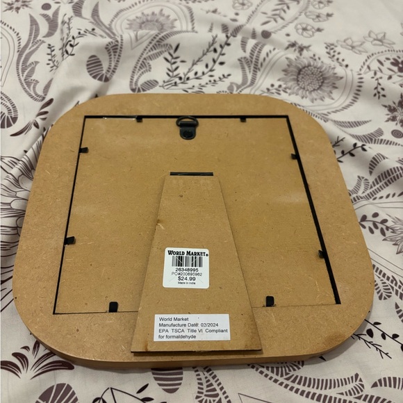 Pink and Orange Decorative Mirror - Picture 3 of 3